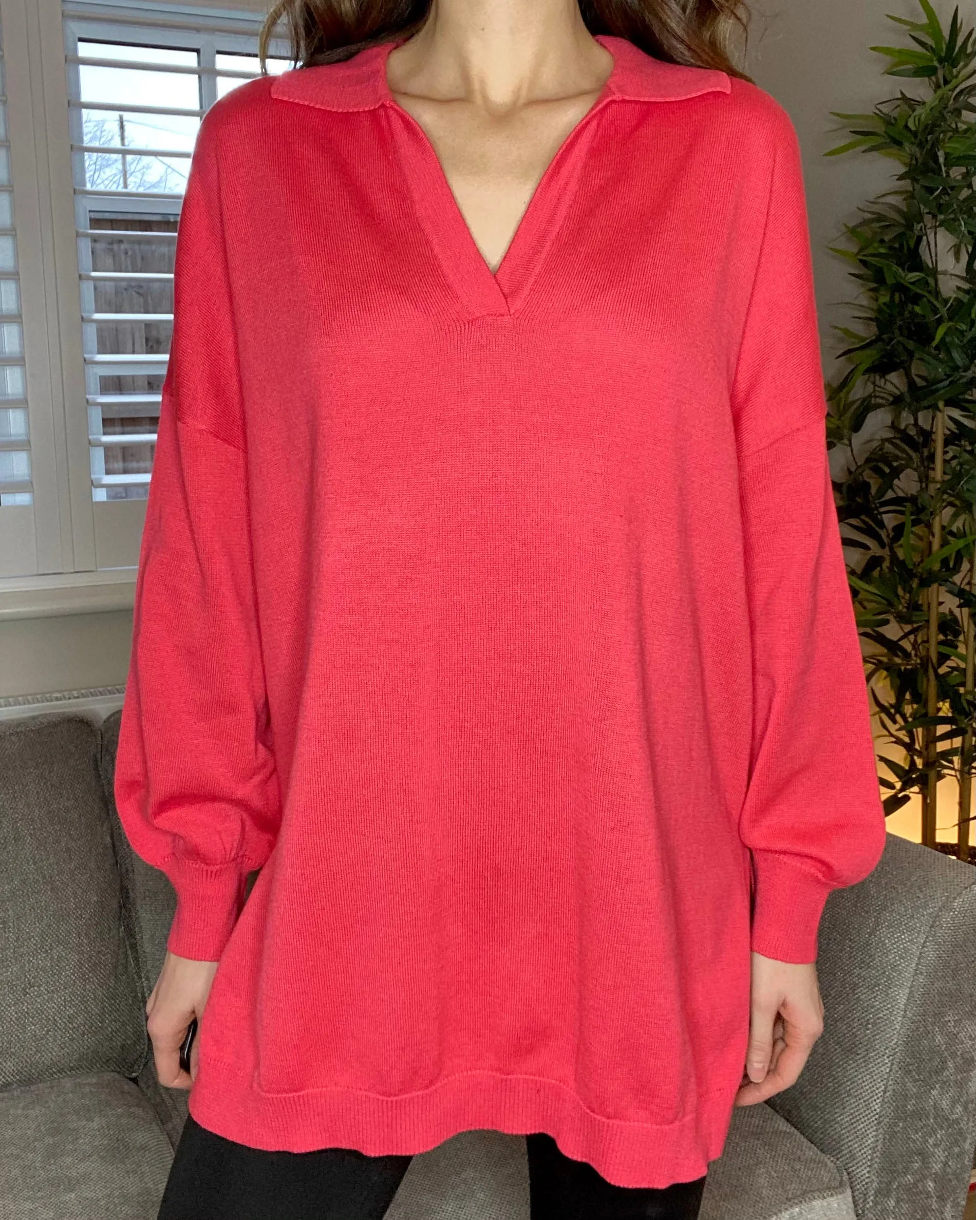 Women's Pink Rugby Style Top sold by Threadbare product image thumbnail 3