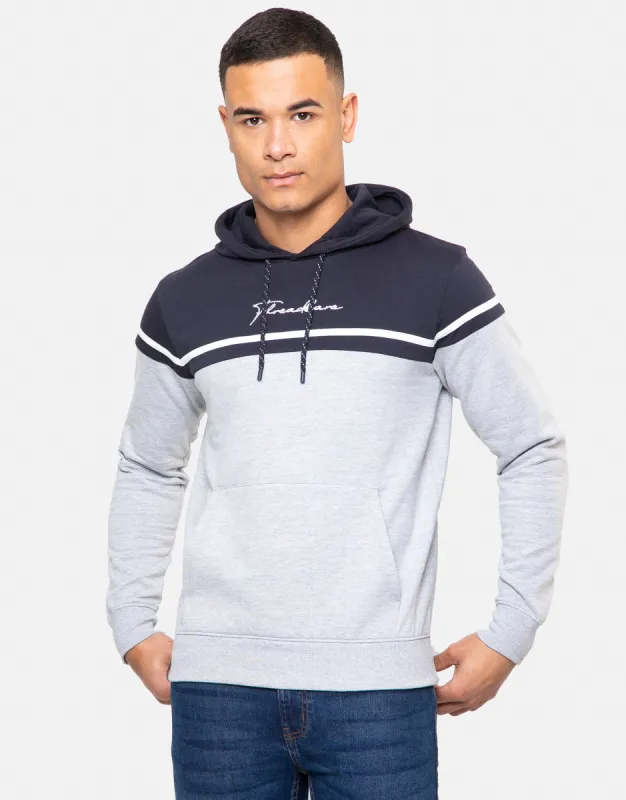 Men's Grey Overhead Hoodie sold by Threadbare