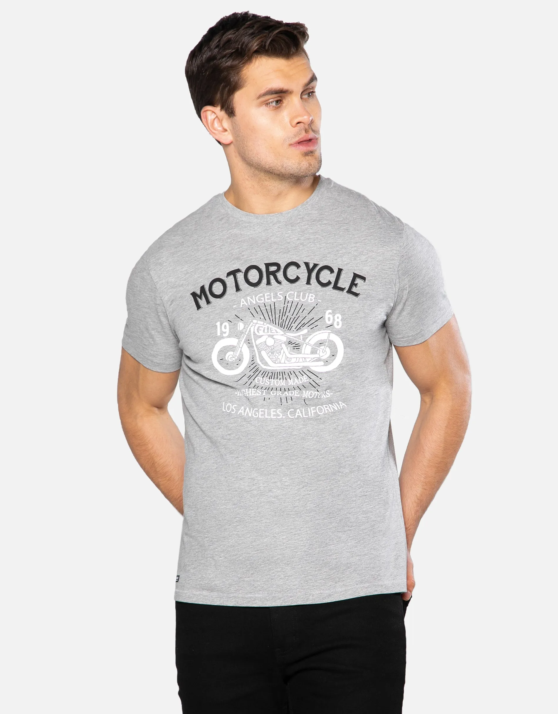 Men's Rider Crew Neck T-Shirts (3 Pack) sold by Threadbare product image thumbnail 4