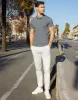 Threadbare Men's Off White Regular Fit Chino Trousers sold by Threadbare