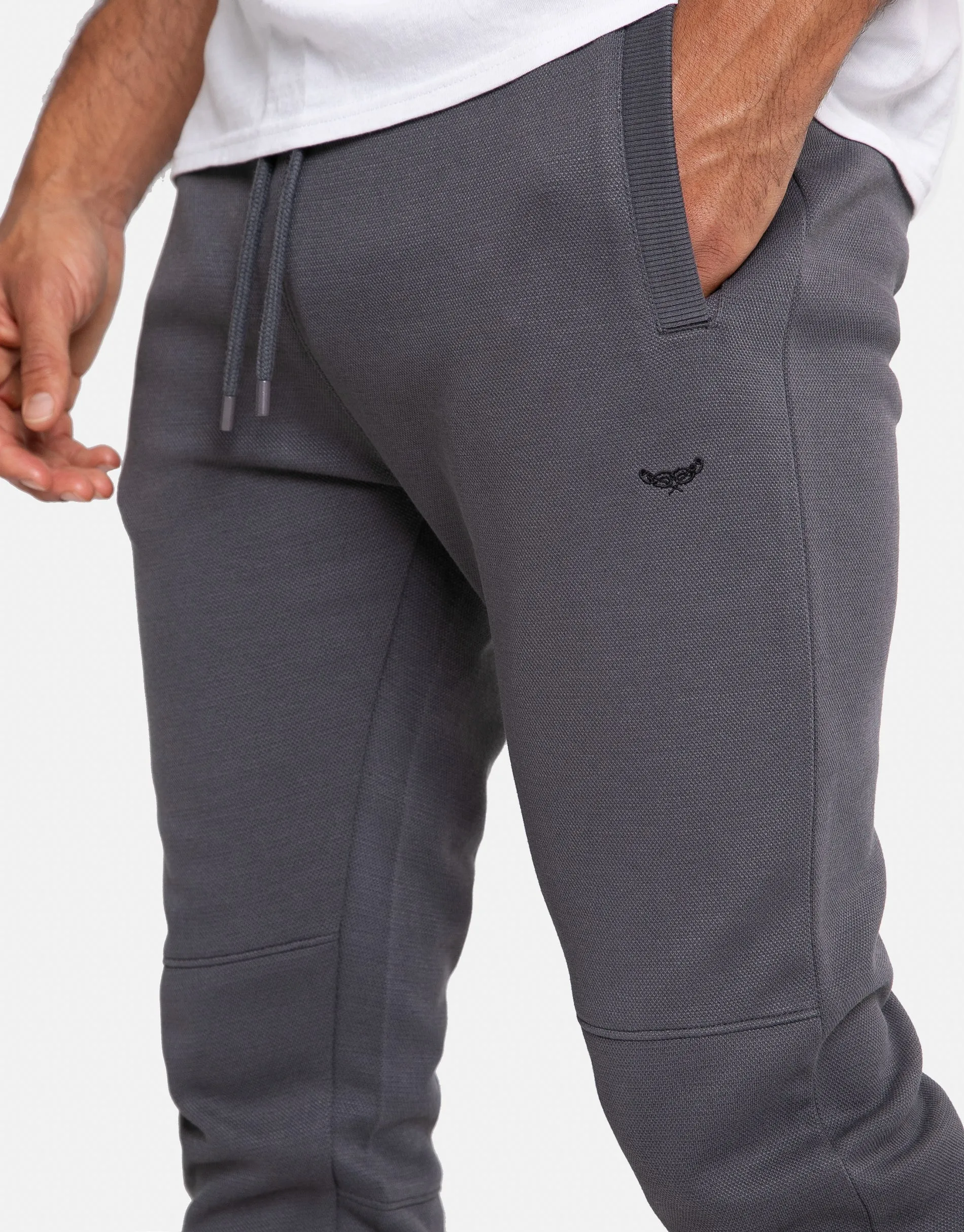 Threadbare Men's Charcoal Grey Slim Fit Joggers sold by Threadbare product image thumbnail 4