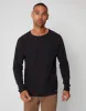 Men's Charcoal Twist Knit Crew Neck Jumper sold by Threadbare