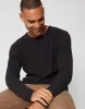 Men's Charcoal Twist Knit Crew Neck Jumper sold by Threadbare