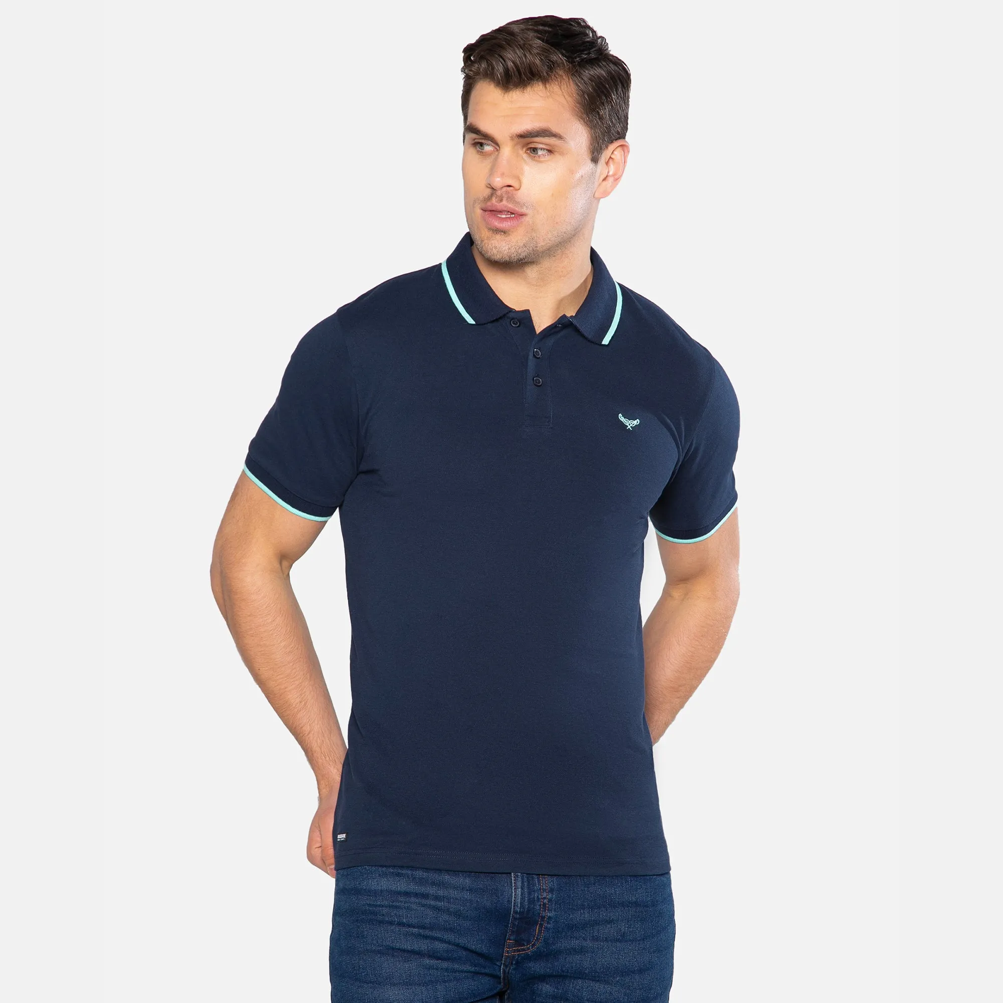 Men's Multi Cotton Polo Shirts (3 Pack) sold by Threadbare product image thumbnail 2