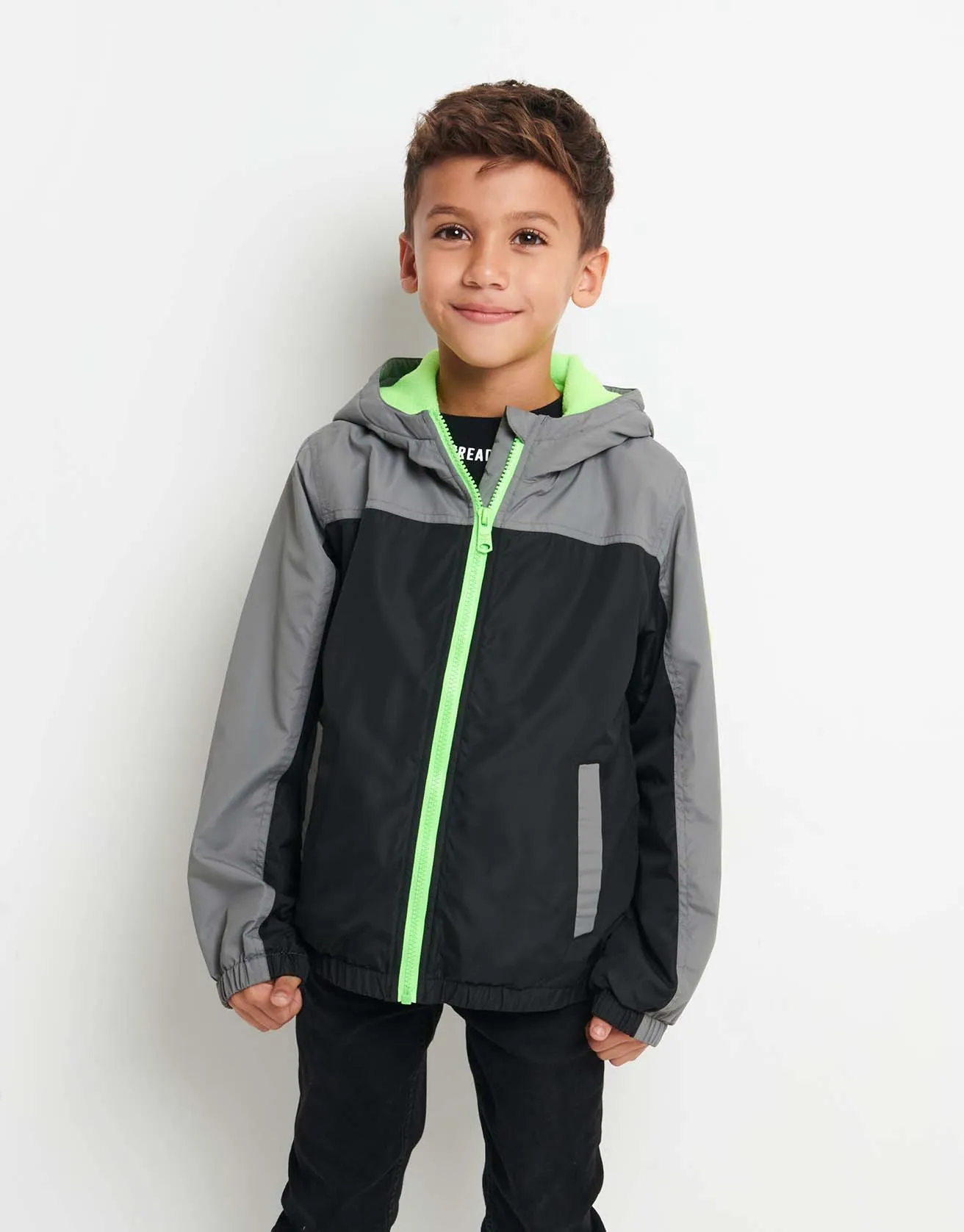 Boys' Black Lightweight Jacket sold by Threadbare