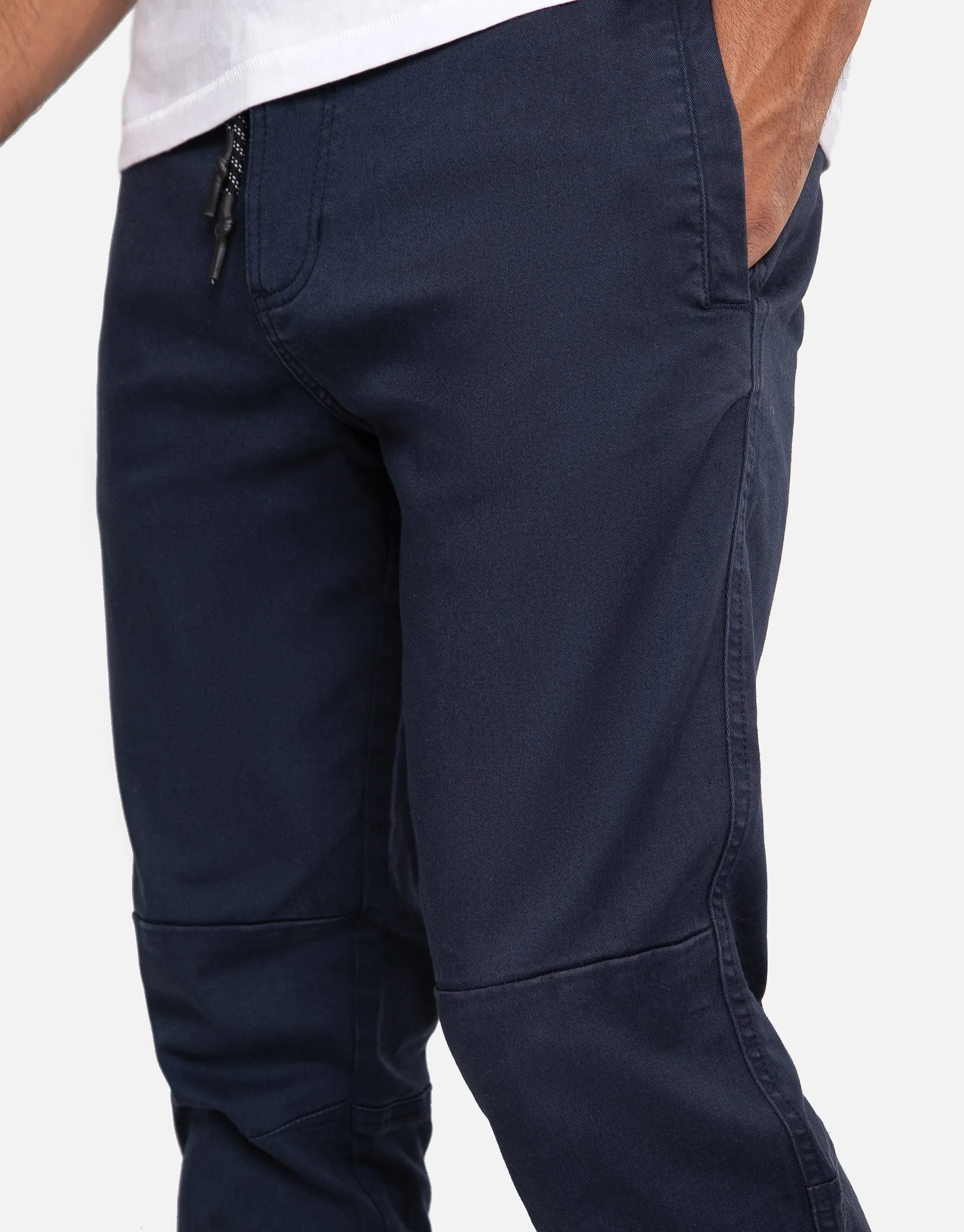 Men's Navy Casual Trousers sold by Threadbare product image thumbnail 4