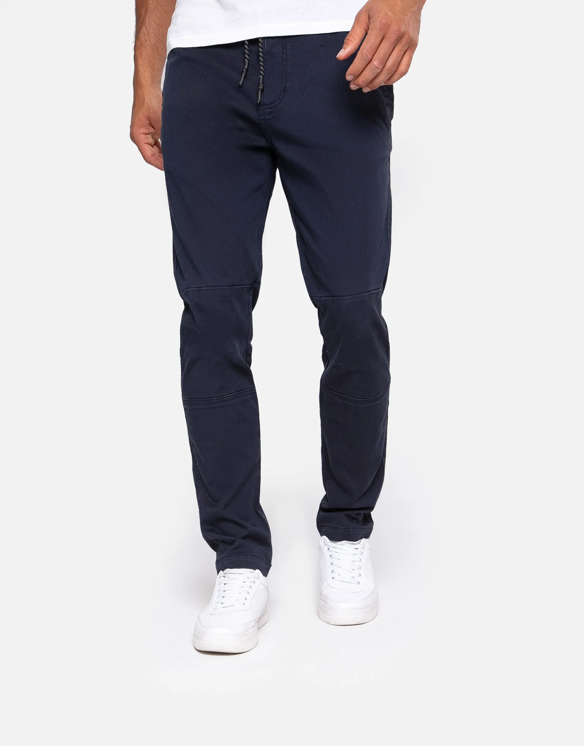 Men's Navy Casual Trousers sold by Threadbare