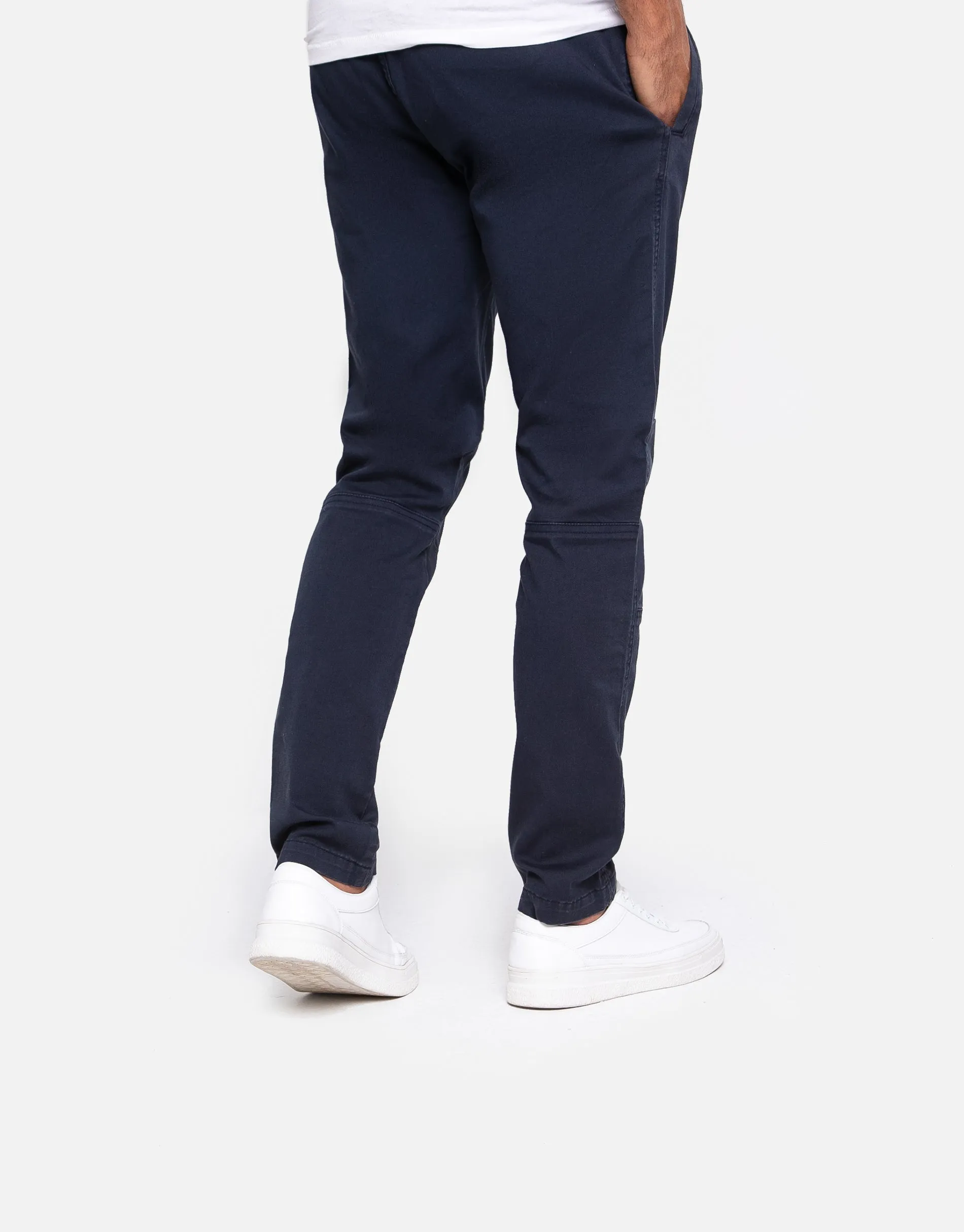 Men's Navy Casual Trousers sold by Threadbare product image thumbnail 2
