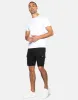 Men's Black Cargo Fleece Shorts sold by Threadbare