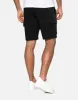 Men's Black Cargo Fleece Shorts sold by Threadbare