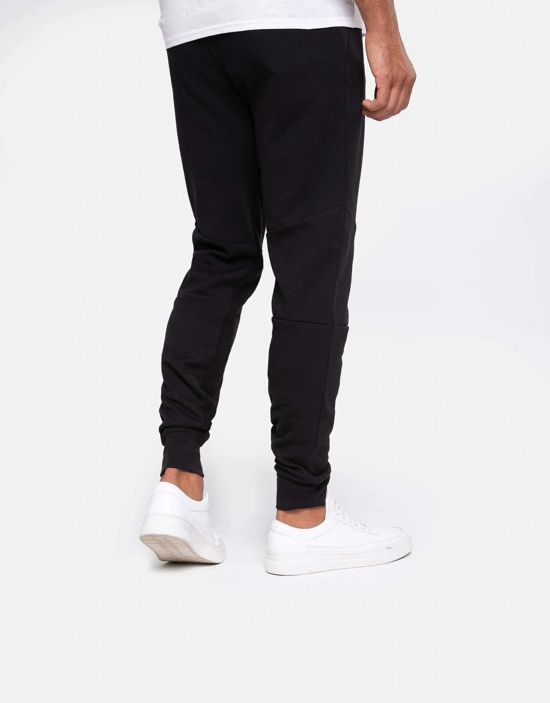 Men's Black Regular Fit Joggers sold by Threadbare product image thumbnail 2