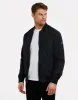 Men's Black Zip Up Bomber Jacket sold by Threadbare