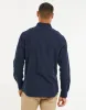 Navy Long Sleeve Linen Blend Shirt sold by Threadbare