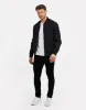 Men's Black Zip Up Bomber Jacket sold by Threadbare
