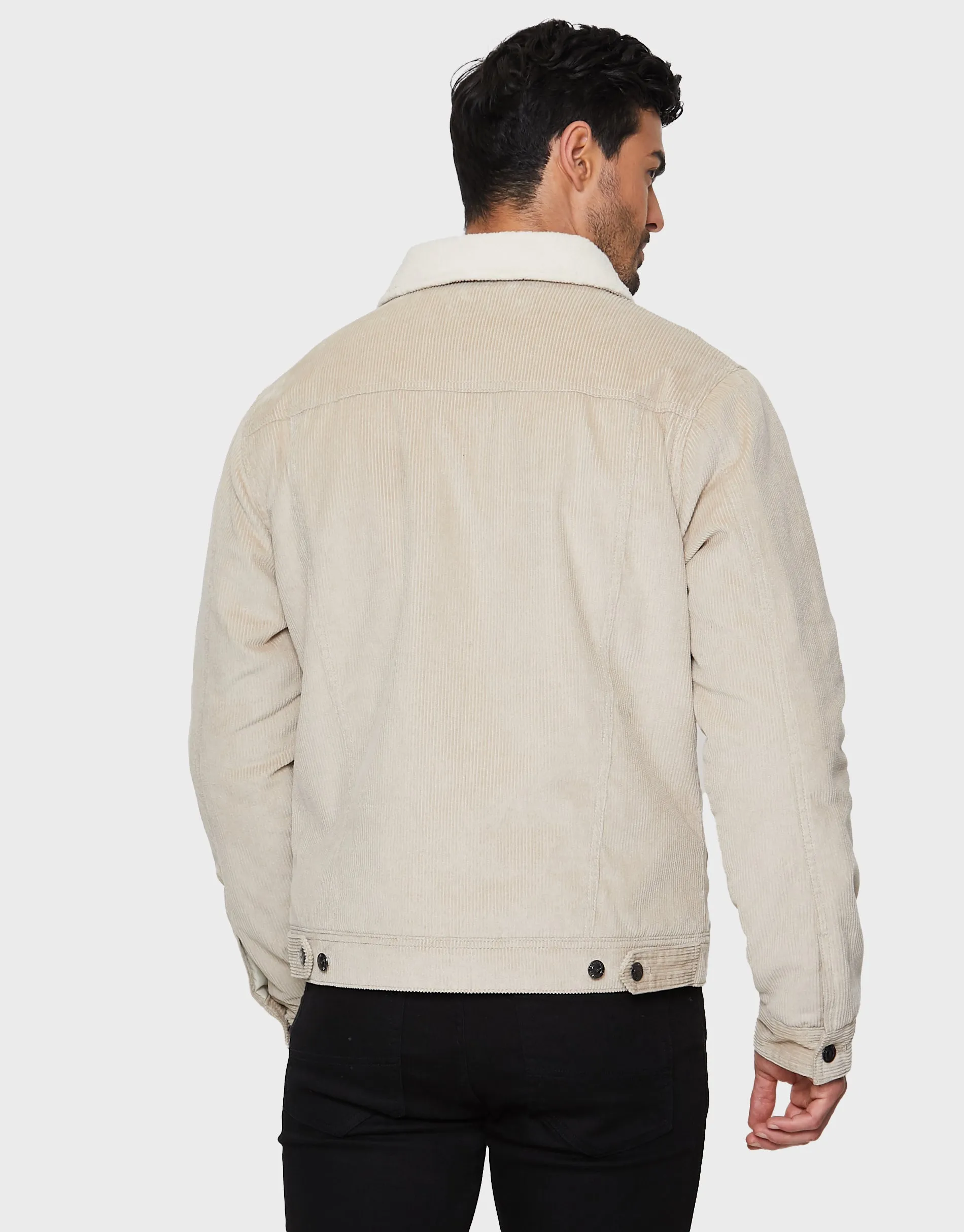 Stone Borg Lined Corduroy Jacket sold by Threadbare product image thumbnail 2