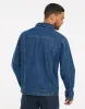 Men's Mid Wash Blue Denim Jacket sold by Threadbare