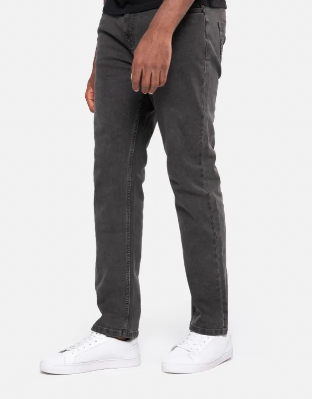 Men's Grey Wash Straight Leg Jeans sold by Threadbare