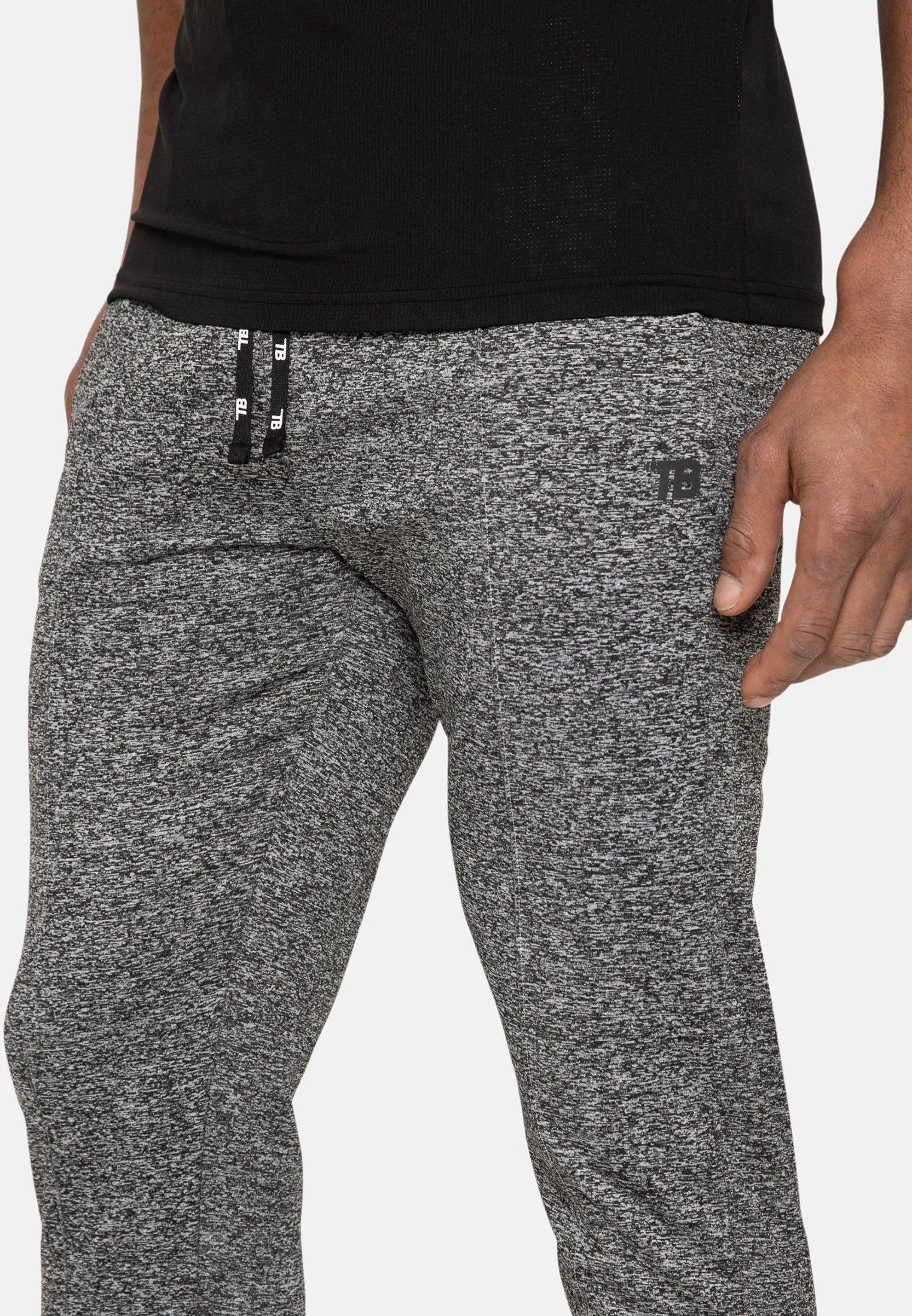 Men's Grey Tapered Gym Joggers sold by Threadbare product image thumbnail 4