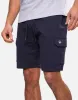 Men's Navy Cargo Fleece Shorts sold by Threadbare