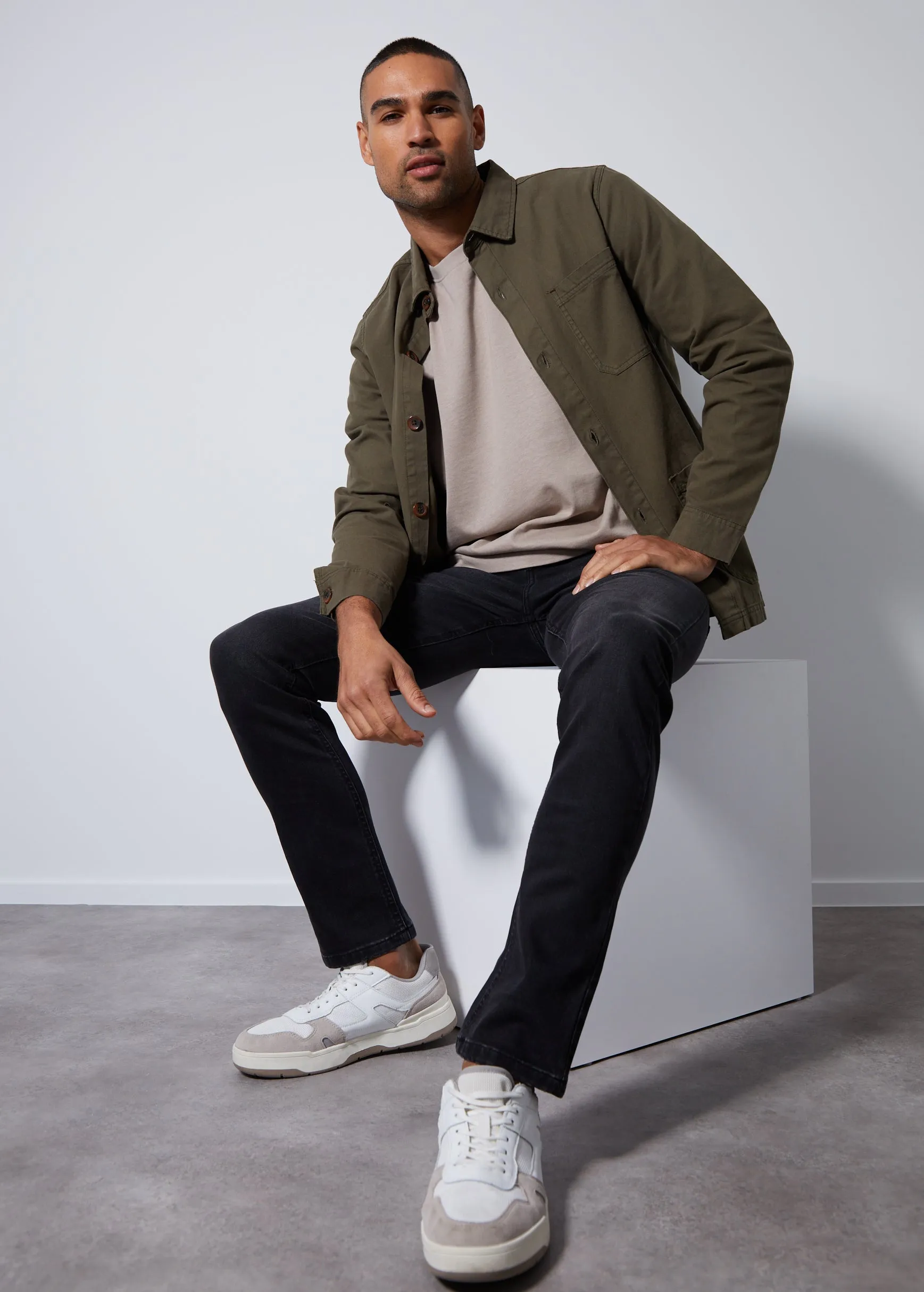 Grey Slim Fit Jeans sold by Threadbare product image thumbnail 3