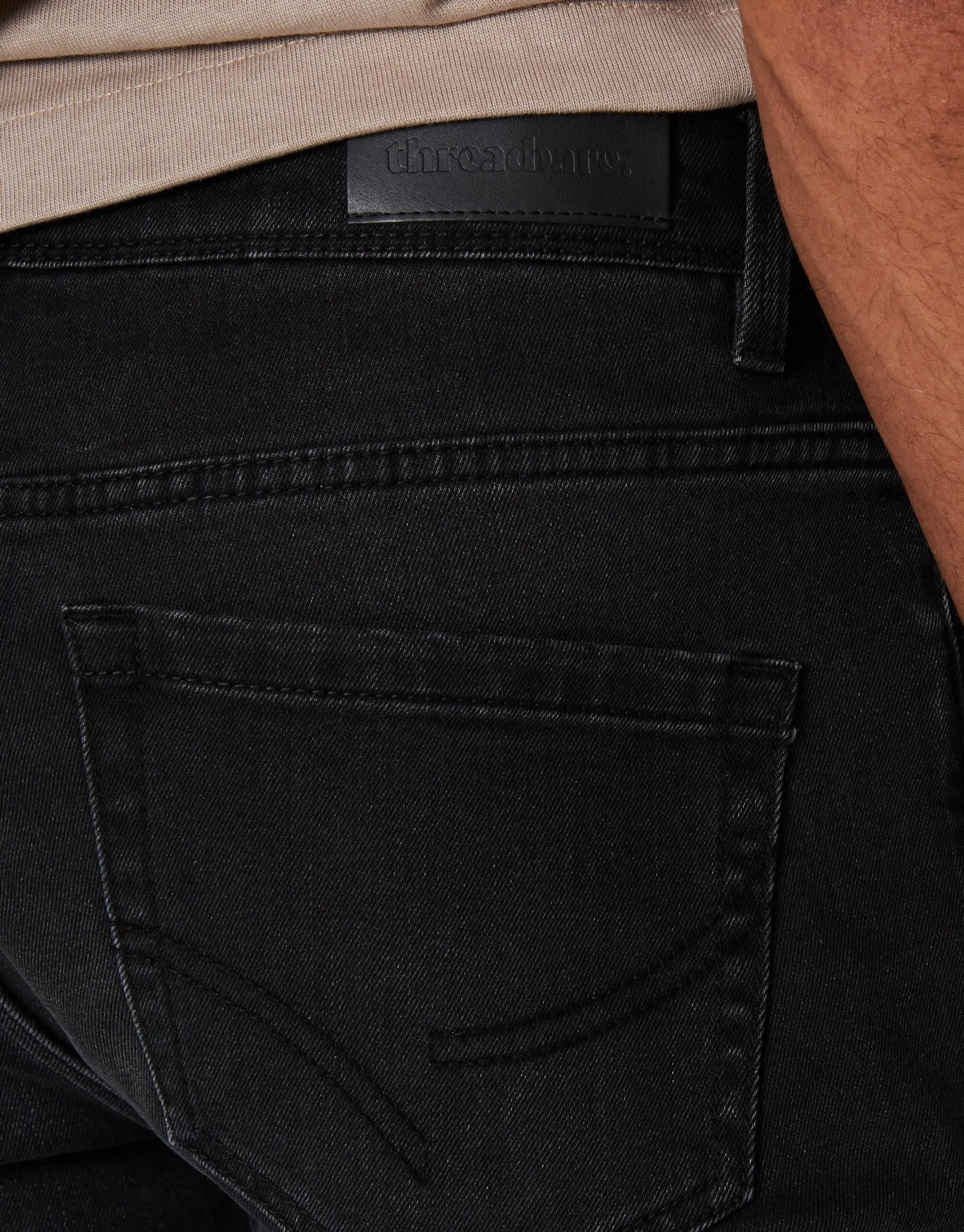 Grey Slim Fit Jeans sold by Threadbare product image thumbnail 5