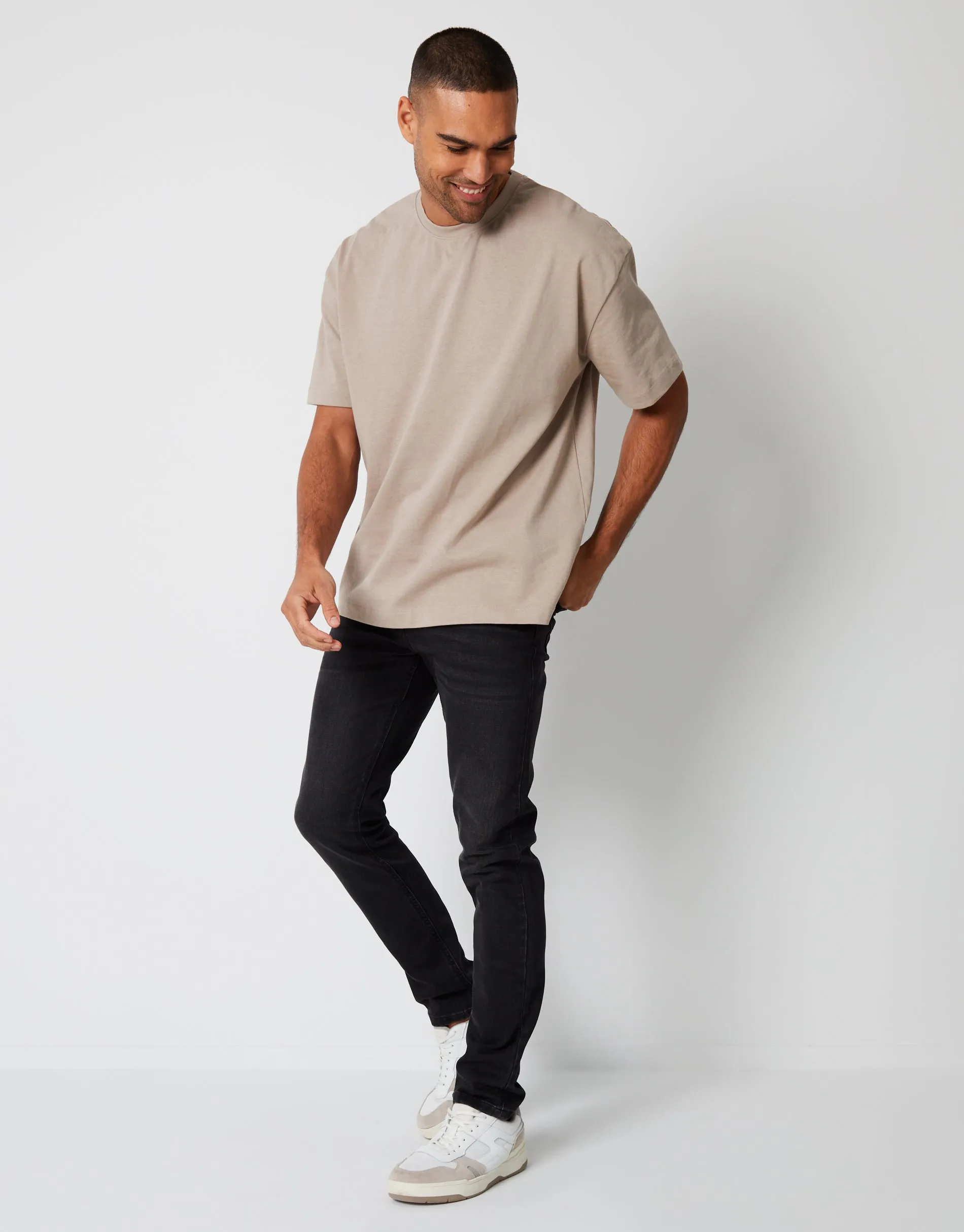 Grey Slim Fit Jeans sold by Threadbare product image thumbnail 4