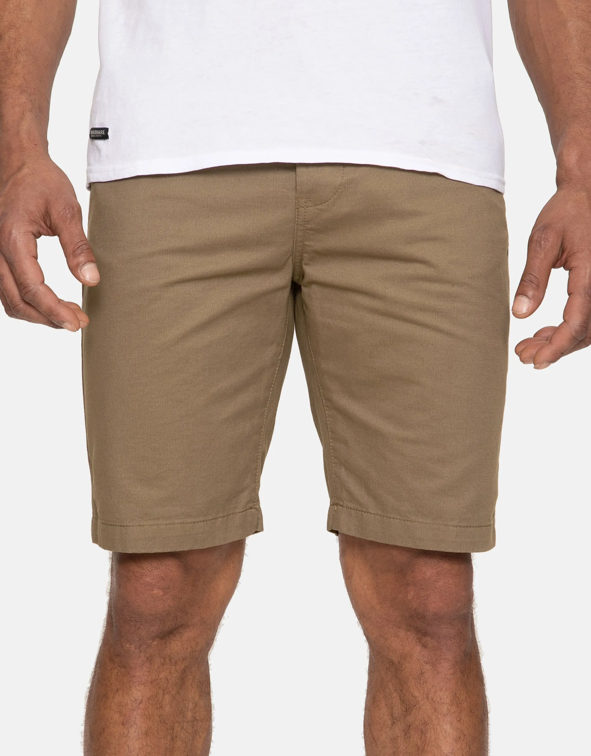 Men's Camel Cotton Chino Shorts sold by Threadbare product image thumbnail 4