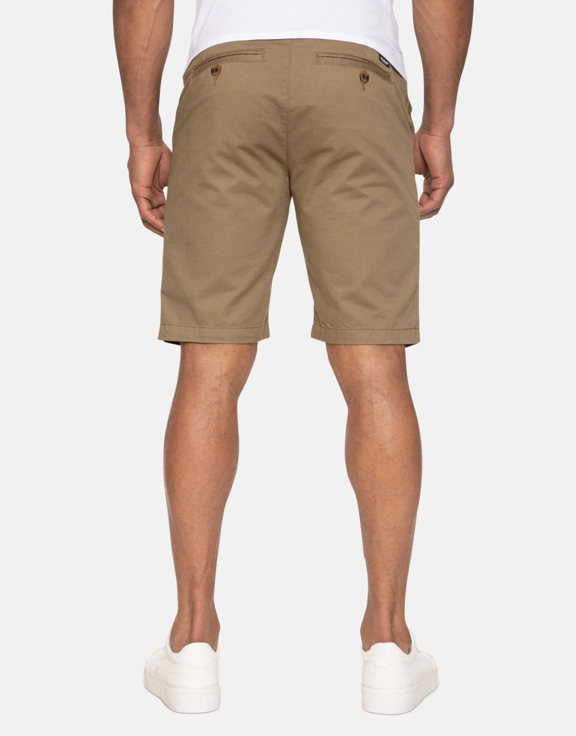 Men's Camel Cotton Chino Shorts sold by Threadbare product image thumbnail 2