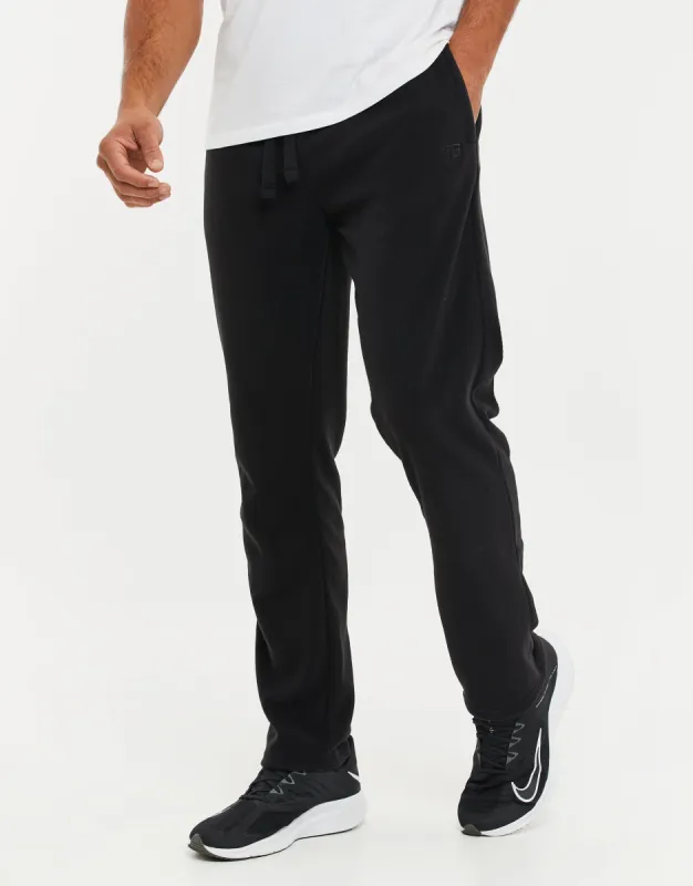 Men's Black Fitness Fleece Joggers sold by Threadbare