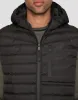 Men's Black Quilted Gilet sold by Threadbare