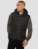 Men's Black Quilted Gilet sold by Threadbare