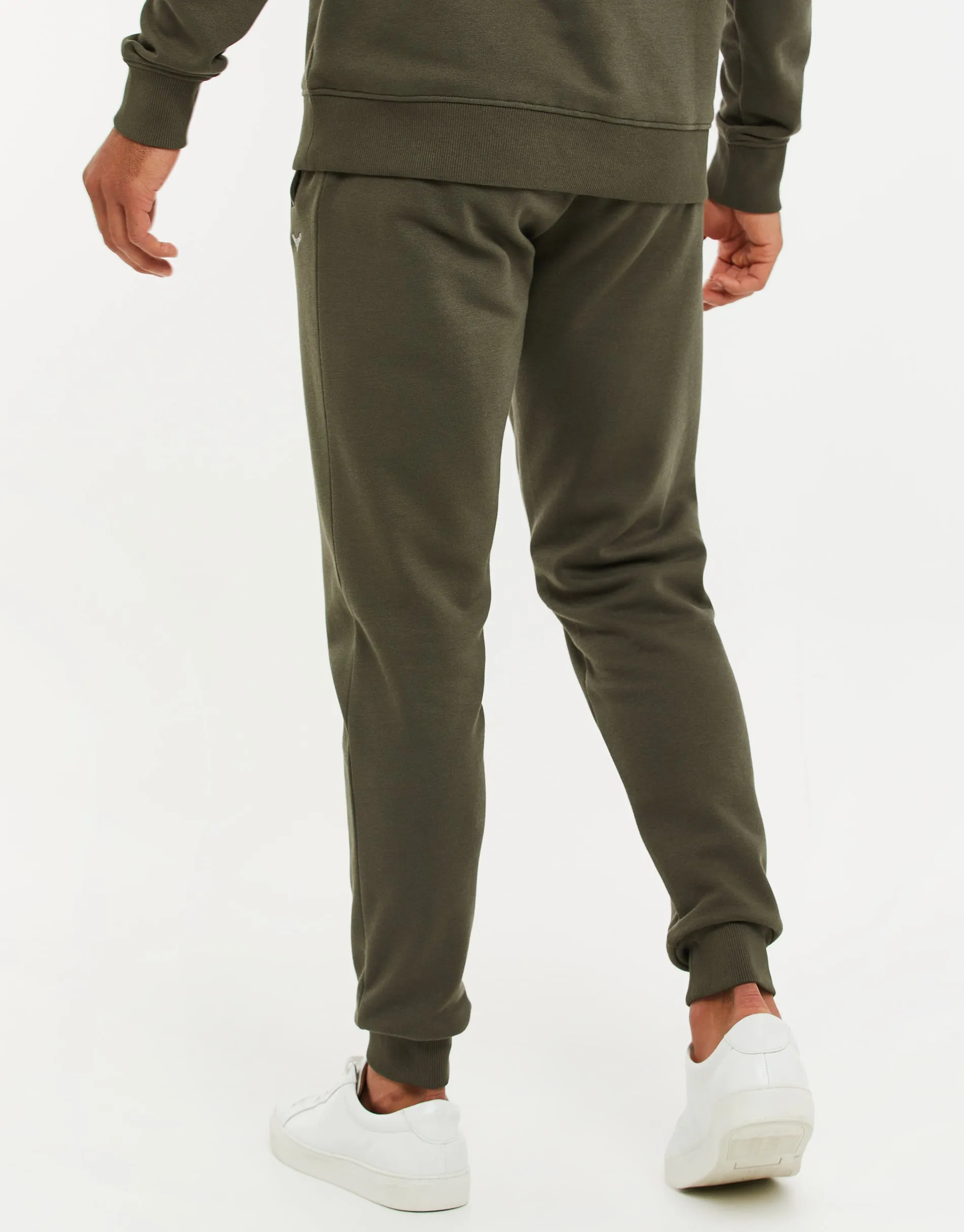 Men's Khaki Regular Fit Joggers sold by Threadbare product image thumbnail 2