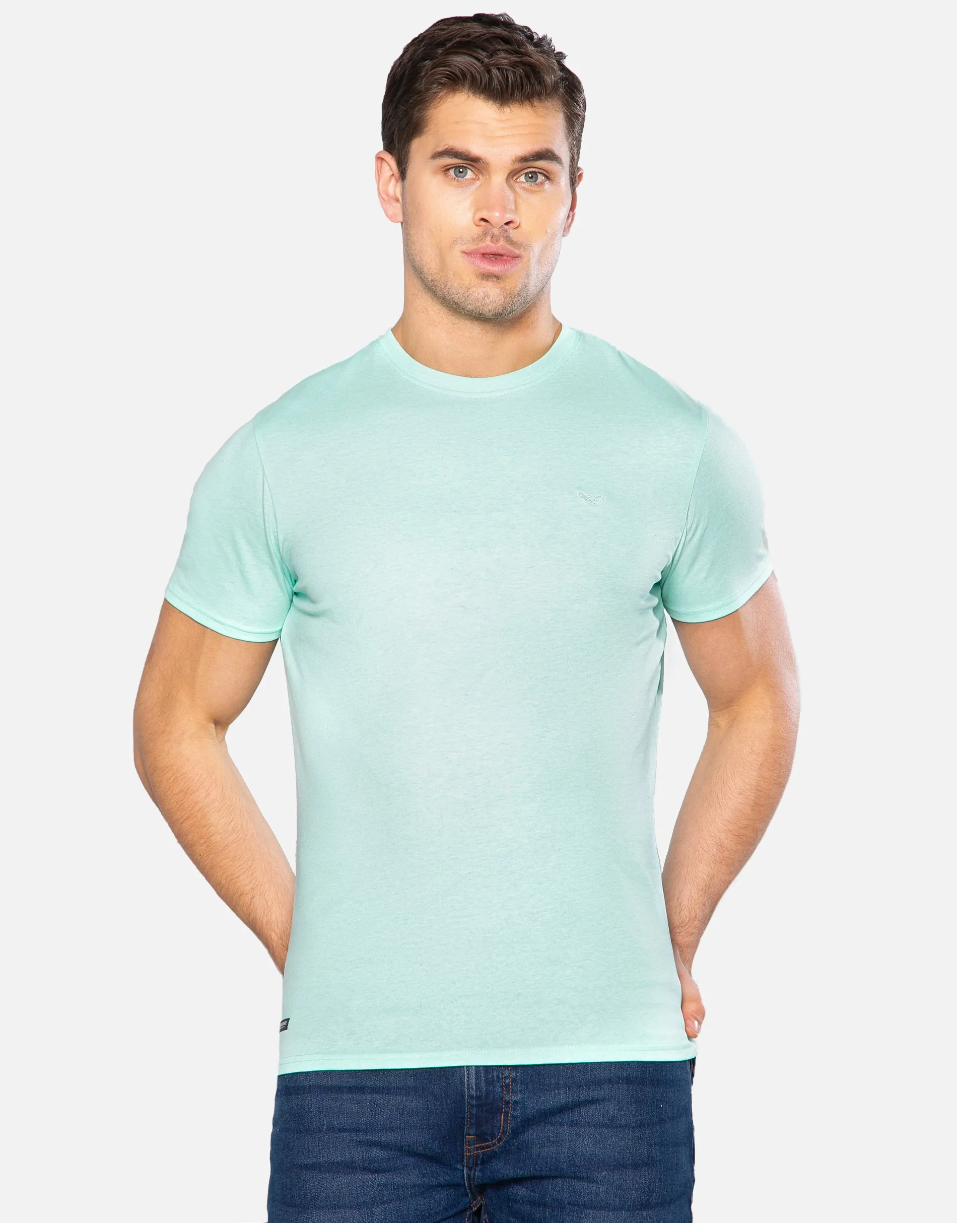 Men's Blue Mix Cotton Rich T-Shirts (5 Pack) sold by Threadbare product image thumbnail 2