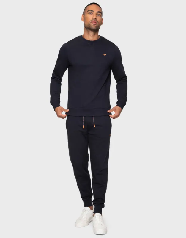Men's Navy Sweatshirt & Jogger Co-ord (2-Piece Set) sold by Threadbare