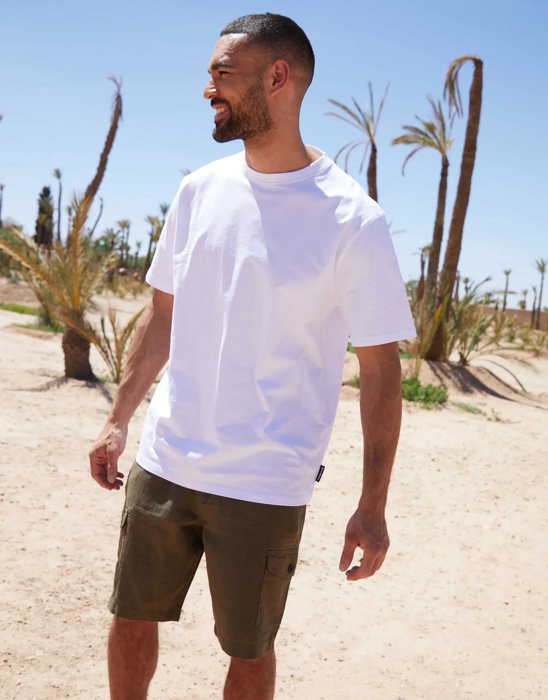 Men's White Relaxed Fit T-Shirt sold by Threadbare