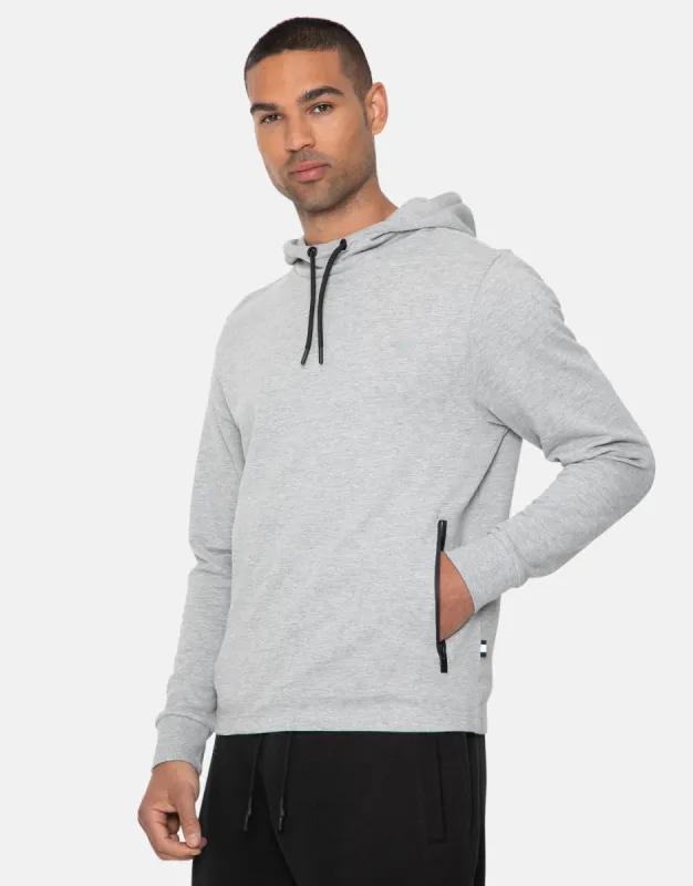 Men's Light Grey Pullover Gym Hoodie sold by Threadbare
