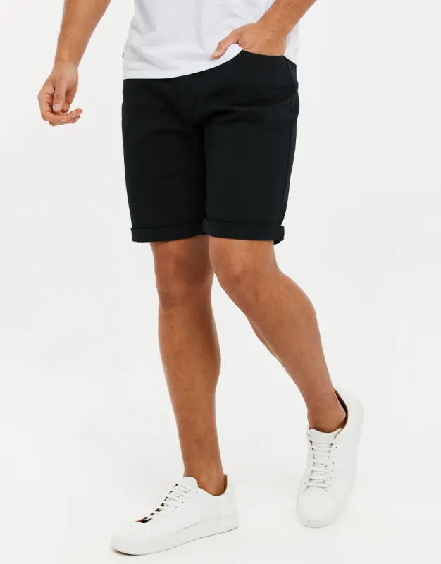 Men's Black Chino Shorts sold by Threadbare