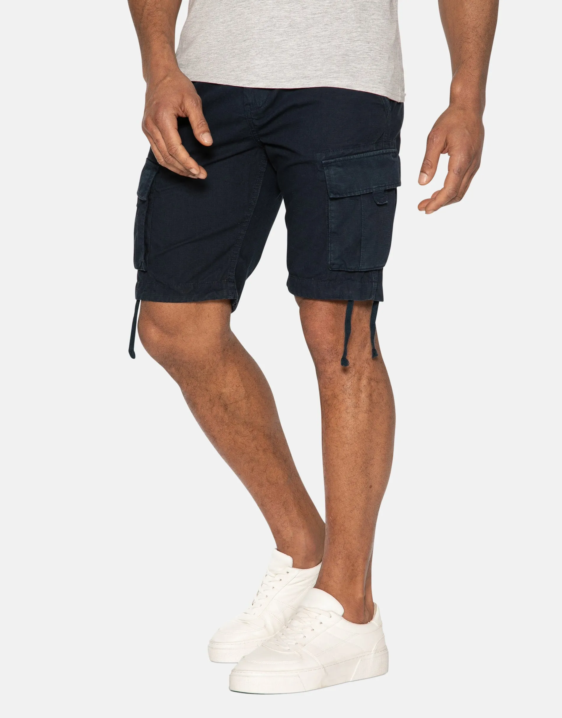 Cargo Shorts in Navy sold by Threadbare