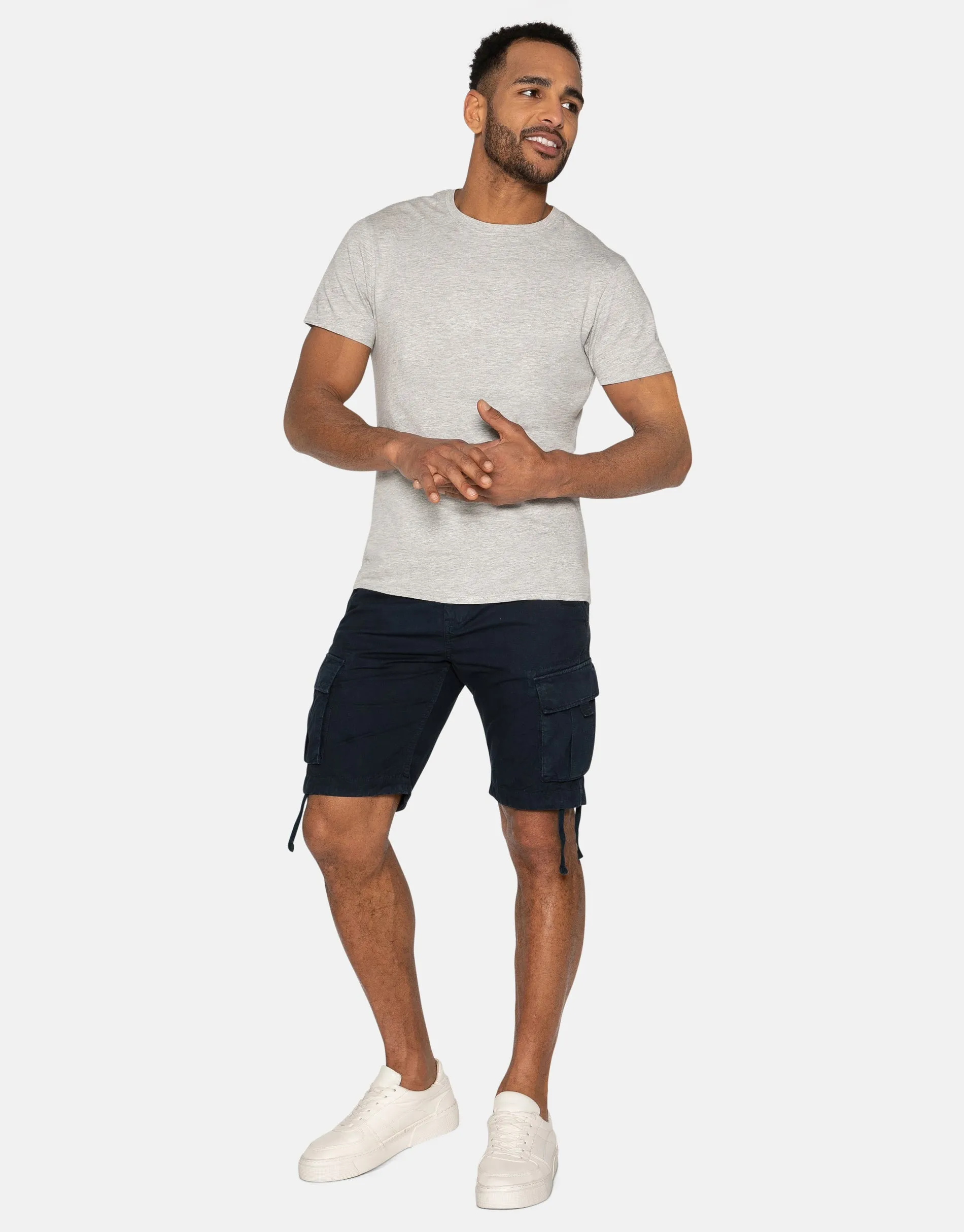 Cargo Shorts in Navy sold by Threadbare product image thumbnail 3