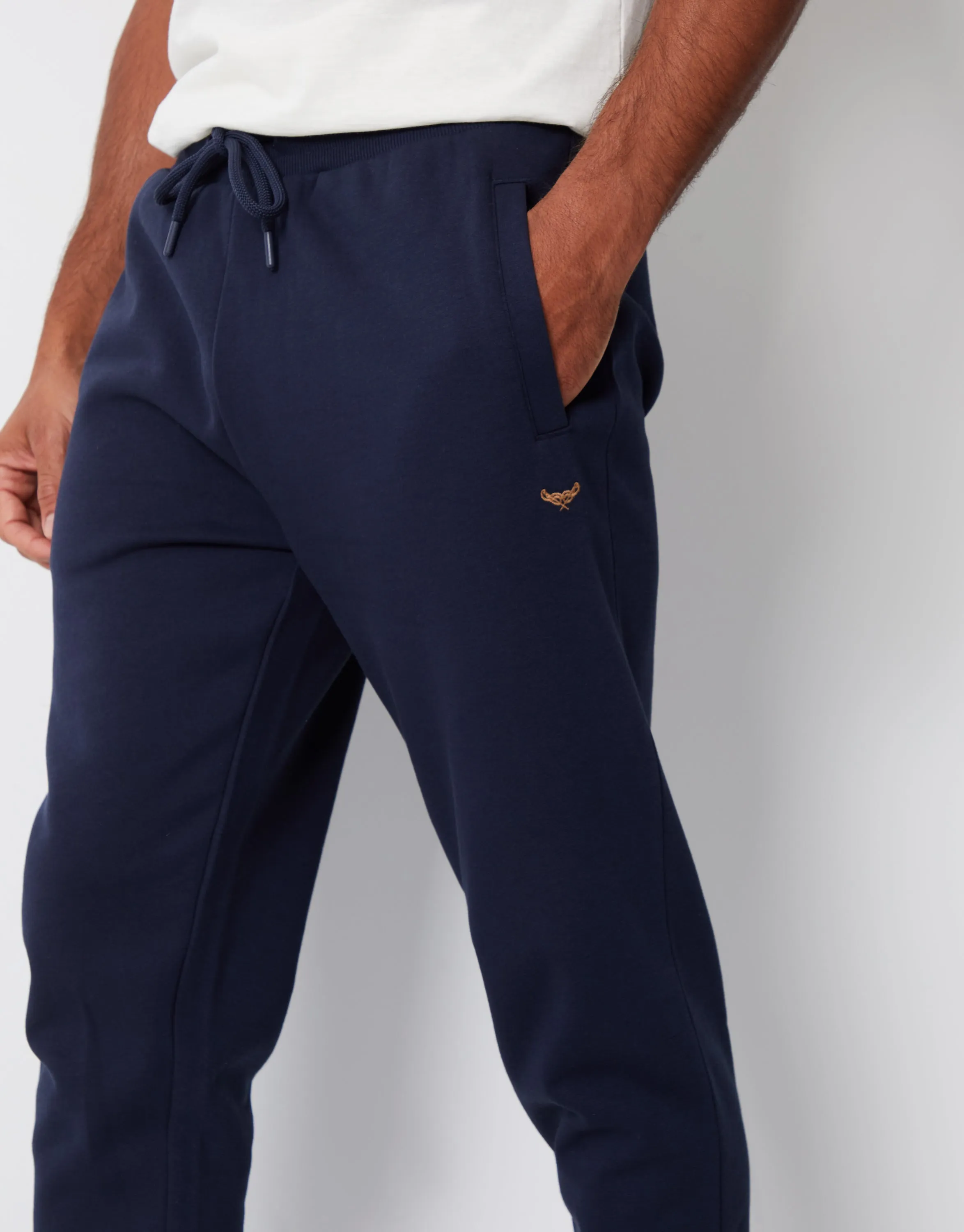 Navy Regular Fit Joggers sold by Threadbare product image thumbnail 4