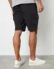 Black Cargo Shorts sold by Threadbare