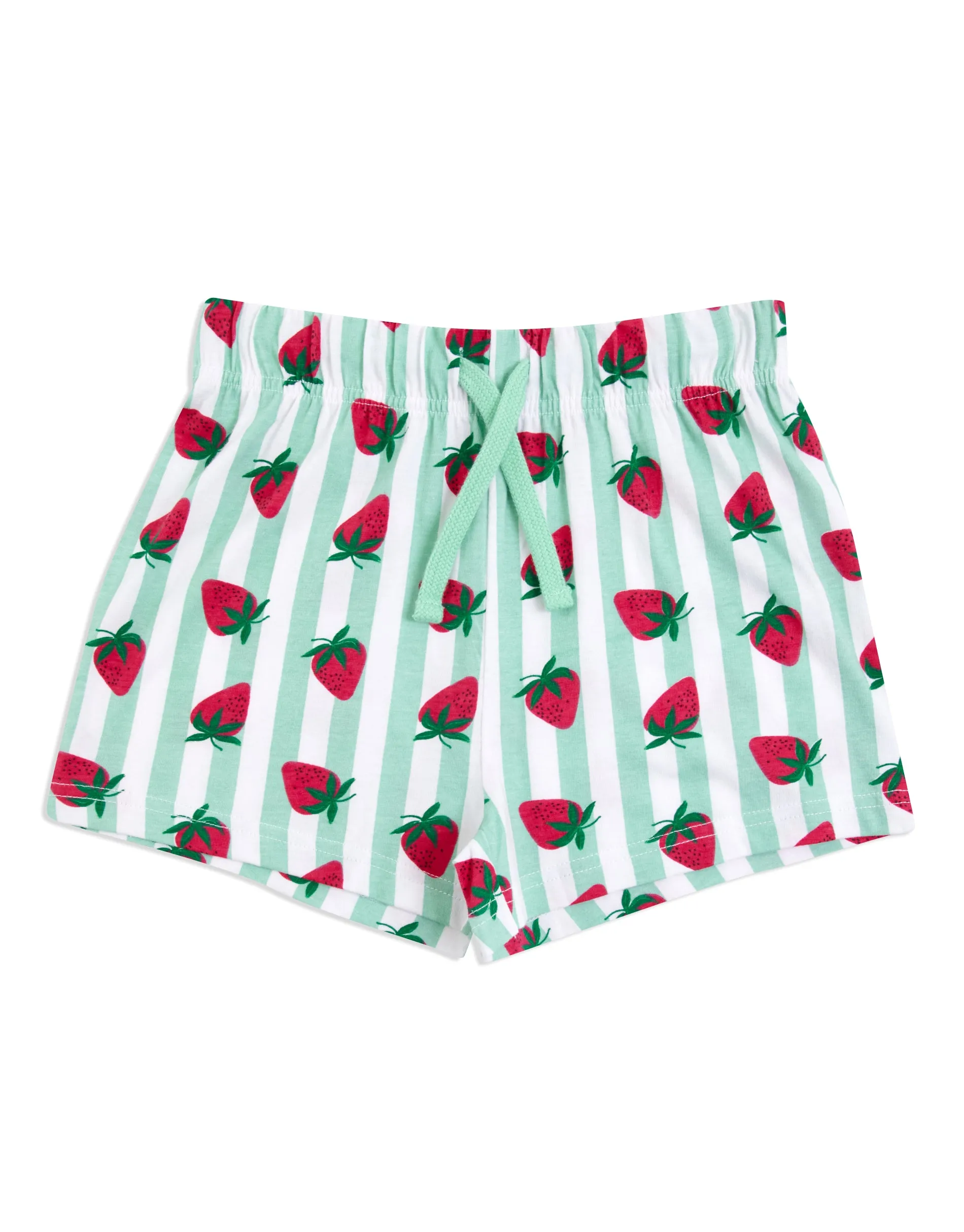 Girls' Mint Berry Print Short Pyjamas With Scrunchie (3-Piece Set) sold by Threadbare product image thumbnail 3