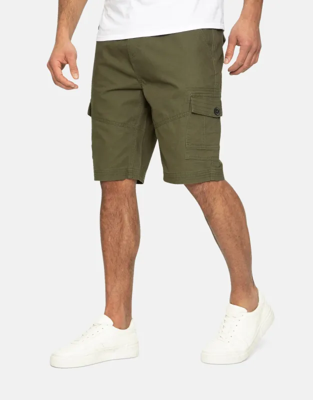 Men's Khaki Cargo Shorts sold by Threadbare