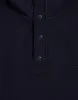 Men's Navy Popper Closure Funnel Neck Waffle Textured Jumper sold by Threadbare