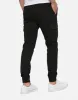 Men's Black Slim Fit Cargo Trousers sold by Threadbare