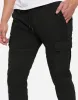 Men's Black Slim Fit Cargo Trousers sold by Threadbare
