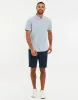 Men's Misty Blue Geo Print Short Sleeve Shirt sold by Threadbare