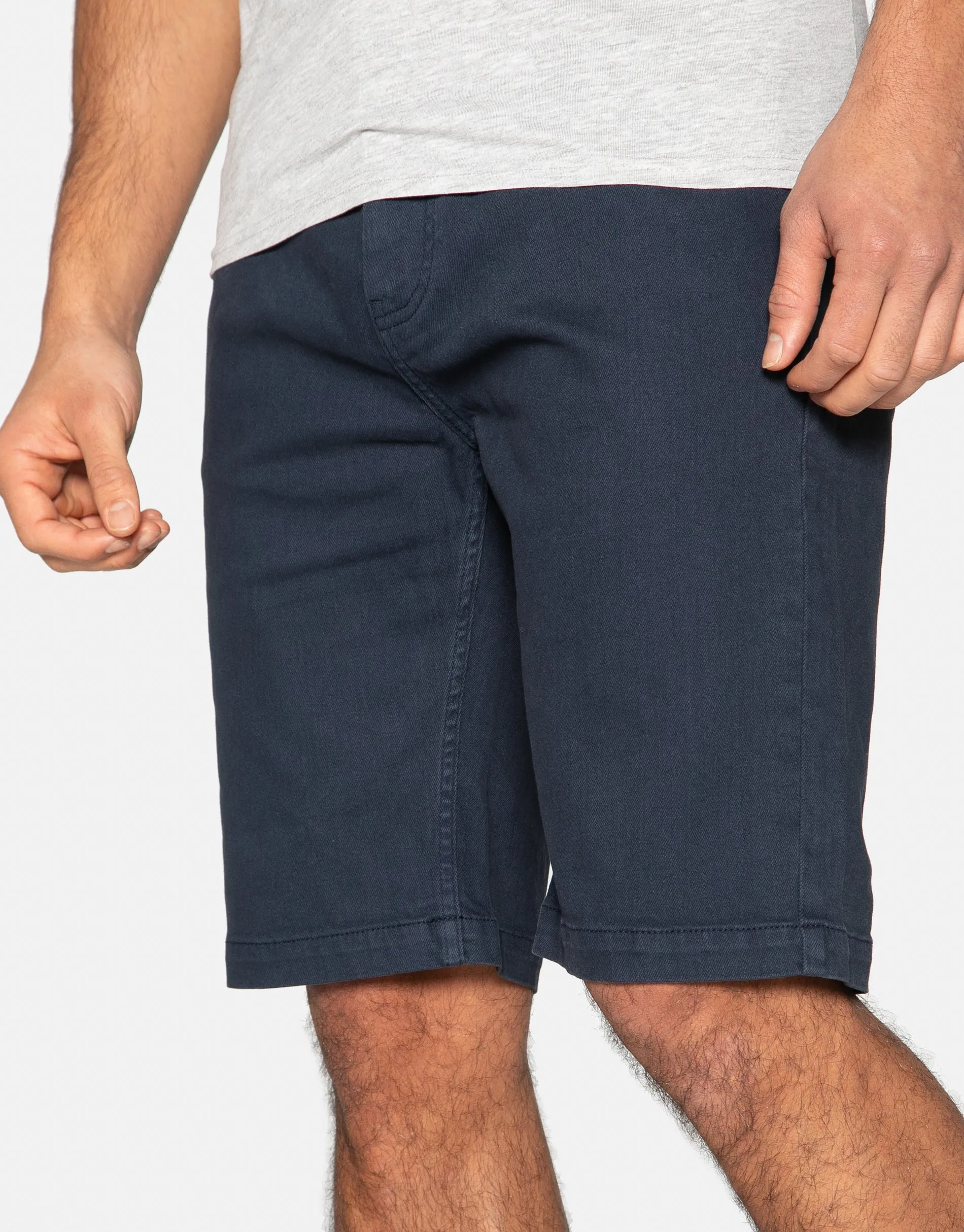 Men's Navy Chino Shorts sold by Threadbare product image thumbnail 4