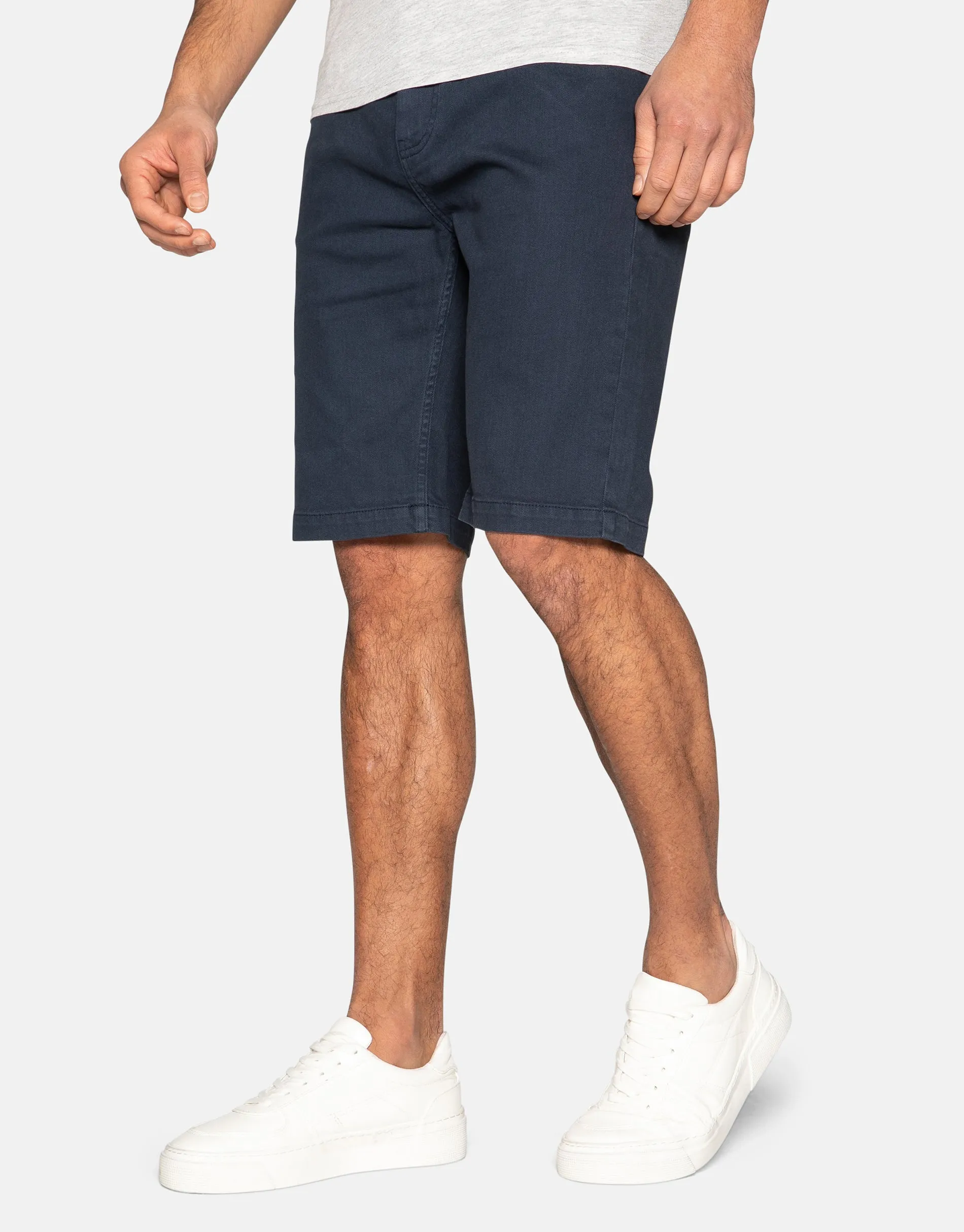 Men's Navy Chino Shorts sold by Threadbare