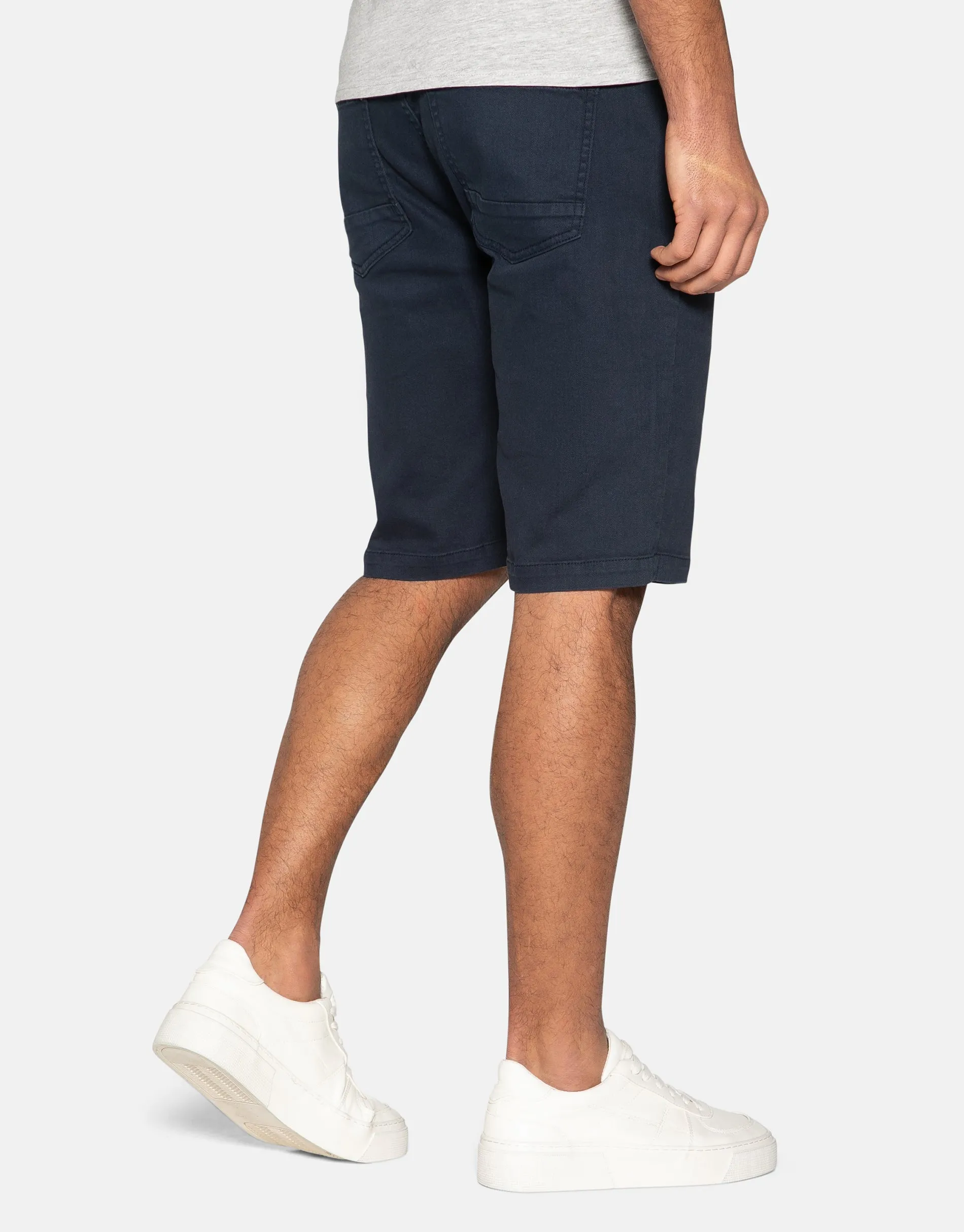 Men's Navy Chino Shorts sold by Threadbare product image thumbnail 2